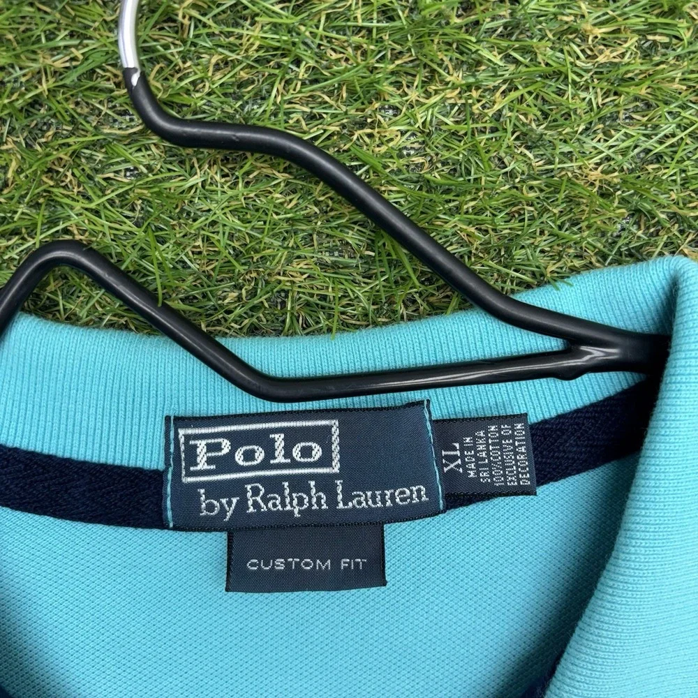 Polo Ralph Lauren Big Pony Polo Shirt Mens XL County Riders & Jockey Club Preppy